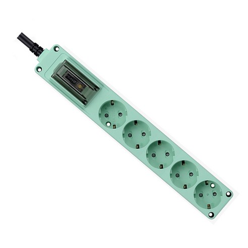 현대 고용량 멀티탭 오브제 국산 4000W 누전차단 과부하차단 멀티콘센트 5구 10컬러, 1.5m, 베이지, 1개
