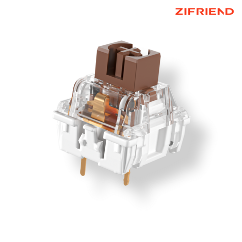 ZIFRIEND OUTEMU 오테뮤 기계식 키 스위치 10개입 저소음 리니어 적축 클릭 청축 넌클릭 갈축 백축 교체축 커스텀 키보드 축 스위치