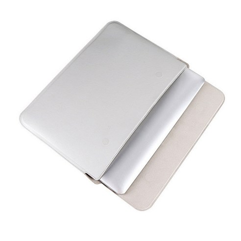 바우아토 맥북 그램 갤럭시북 노트북 휴대용 마그네틱 거치 가죽 슬리브 파우치 케이스