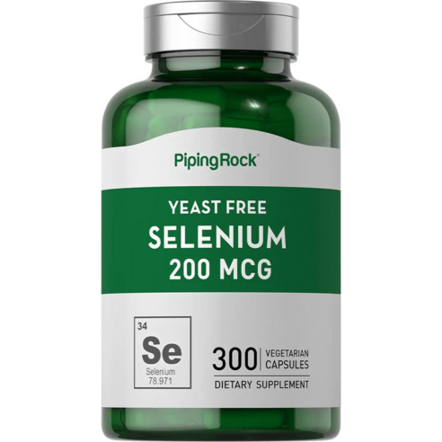 셀레늄 selenium 200mcg 300캡슐 ( 300일분 ) Non-GMO 글루텐 프리 SOY FREE 해외 직구, 2개, 300정