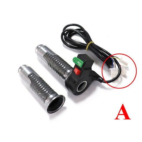 스쿳앤라이드 킥보드 손잡이 악세서리 스로틀 핸들 60V 3 속도 기어 스위치 경적 자전거 수정 부품 할리 Citycoco 스쿠, 01 Type A Best Top3