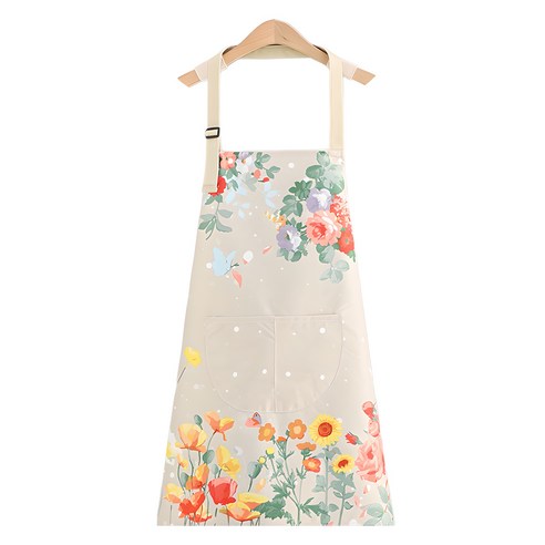 주방에 꽃피는 낭만, 타이탄 예쁜 방수 앞치마 리뷰 예쁜방수앞치마