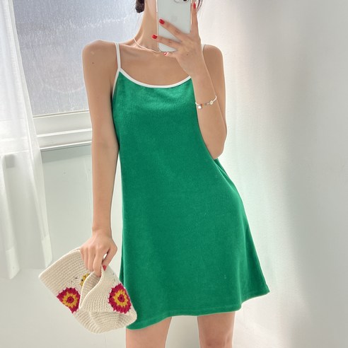 (미니 롱 ver) 타올 비치웨어 원피스 후기