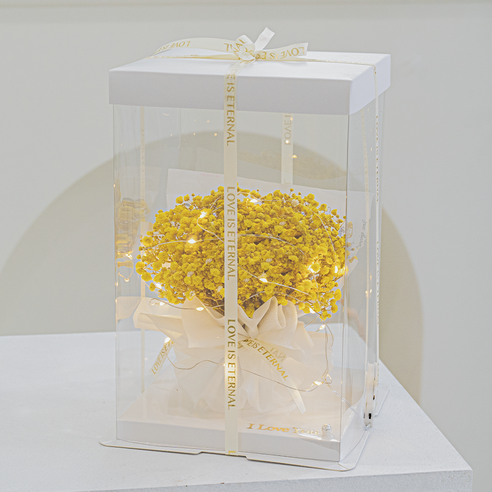 이벤트의 화려함과 기억에 남는 추억을 위한 이벤트용 시들지 않는 안개꽃 다발