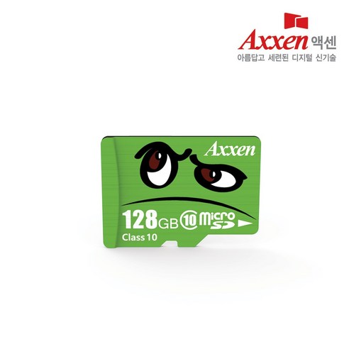 액센 캐릭터 UHS-I Class10 마이크로 SD 카드 128GB (최대 100MB/s) microsd32g Best Top5