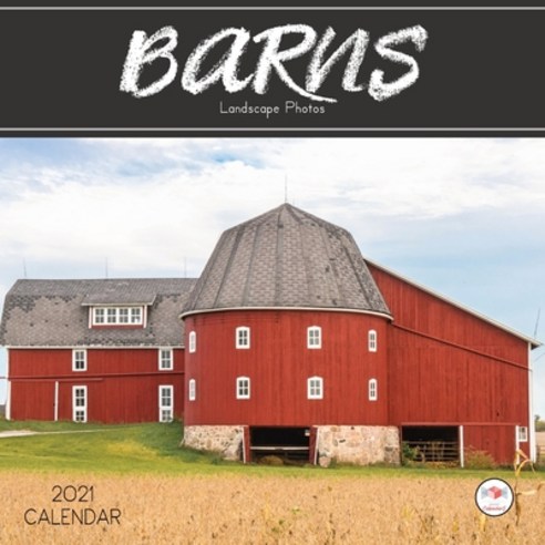 2021 Calendar Barn: Country Landscape Photos Theme Mini 8.5 x 8.5 12 Month Calendar Planner For Home... Paperback, Independently Published, English, 9798704006626