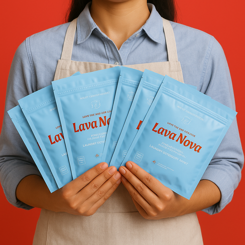 LavaNova 라바노바 시트형 고농축 세탁세제, 20매입, 6세트