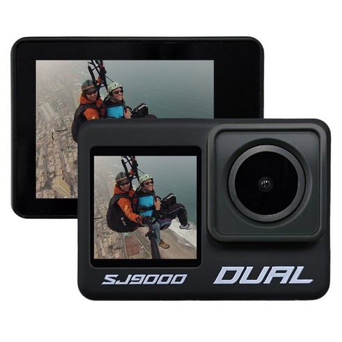 에이스원 SJ9000 DUAL: 라이딩의 즐거움과 안전을 책임지는 듀얼 스크린 액션캠
