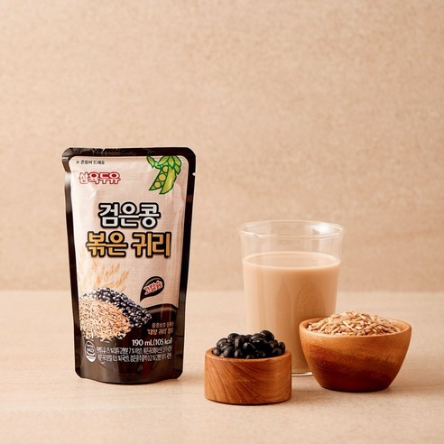 삼육두유 볶은귀리 파우치 두유, 190ml, 120개