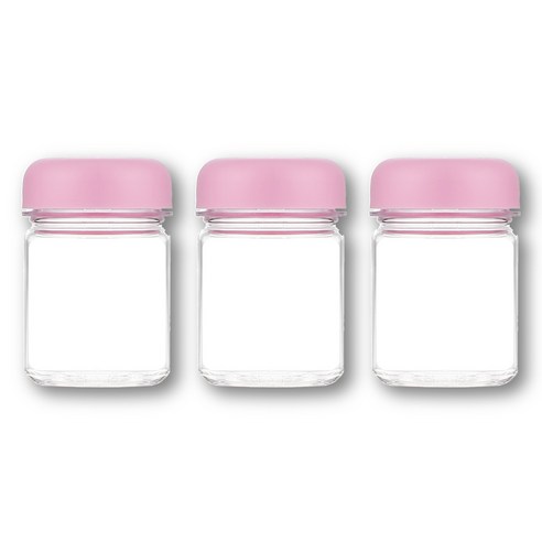 그로우민 국산 미니 트라이탄 무지 물병 마이보틀 3P, 핑크, 3개, 180ml