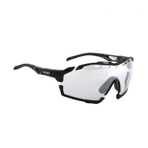 루디프로젝트 컷라인 임팩트X 포토크로믹2 변색 선글라스, 글로스 블랙-블랙
