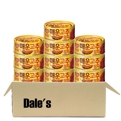 데일즈기획 동원 매운 고추 참치, 100g, 10개