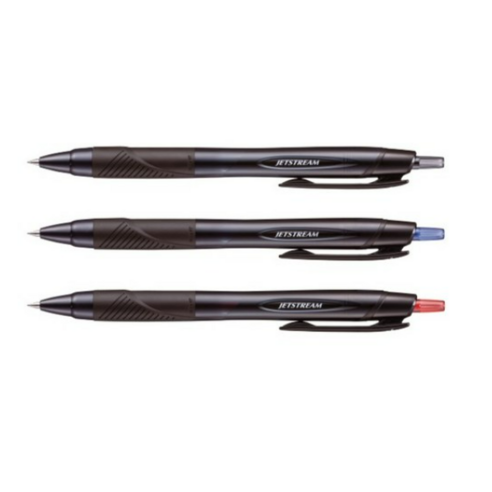 제트스트림 단색 유성볼펜 0.7mm Y.D SXN-150-07, 블랙, 5개