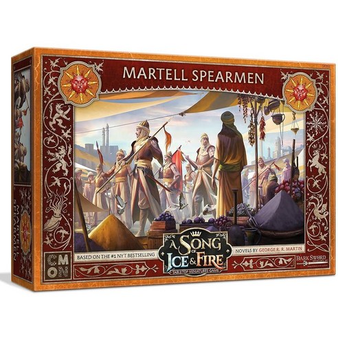 A Song of Ice and Fire Tabletop Miniatures Game Martell Spearmen Unit Box - Elite Defenders Sunspear