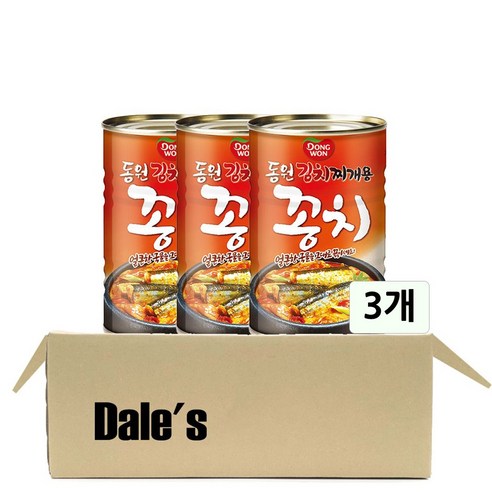데일즈기획 동원 김치찌개용 꽁치, 3개, 300g