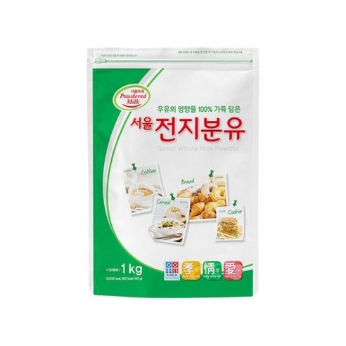 서울우유 전지분유 탈지분유 1 kg, 1kg, 1개