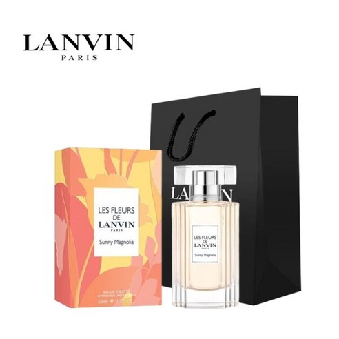 [공식수입] [랑방] 레 플레르 드 써니 매그놀리아 EDT 50ML 쇼핑백, 1개