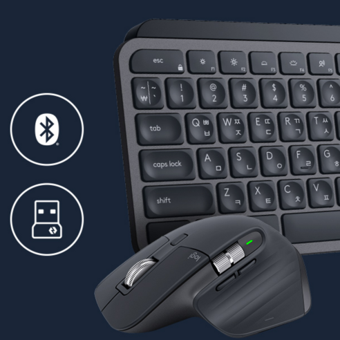 정밀함과 편안함의 완벽한 조화, 로지텍 키보드 마우스 세트