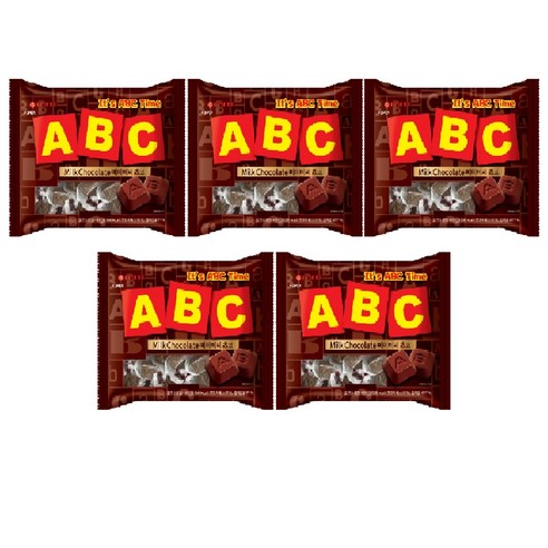 ABC초코, 187g, 5개
