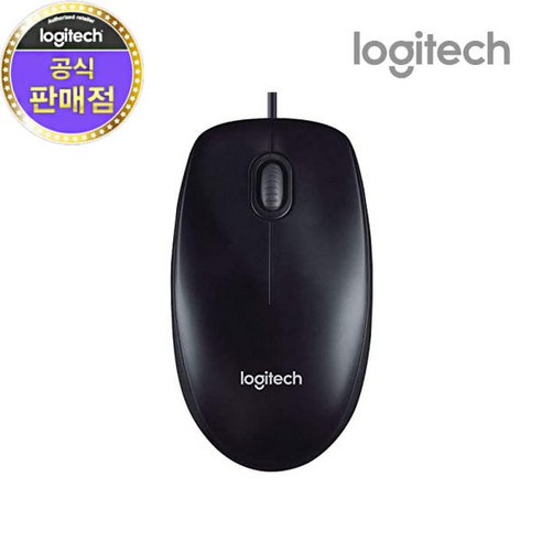 로지텍 M90 (정품) 마우스, 블랙, Logitech Mouse M90
