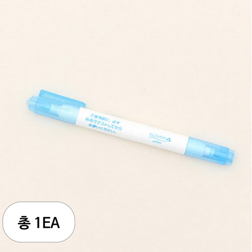Clover 트윈수성펜, 블루, 1개