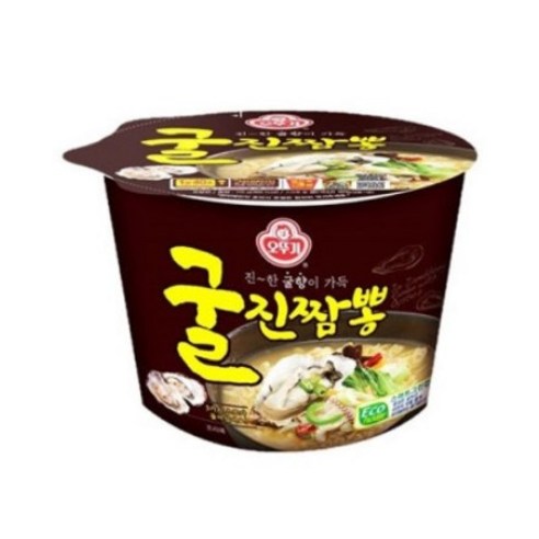 오뚜기 굴진짬뽕 용기 컵라면 110g, 1개
