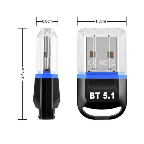 블루투스동글이 불루투스동글5.3 무선 WIFI 동글 와이파이 USB 블루투스 호환 53 어, 1.BT51