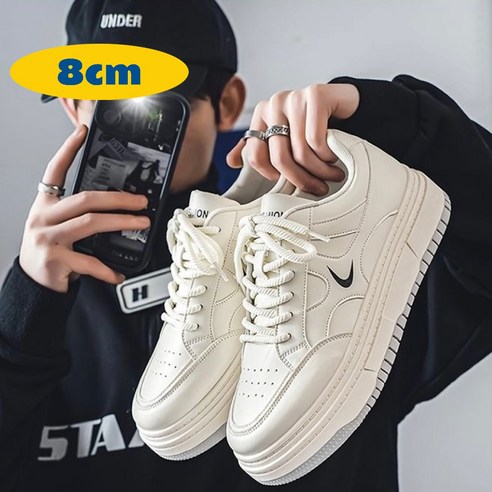 예니브 남성6cm 8cm 10cm 캐주얼 키높이 운동화 편한운동화