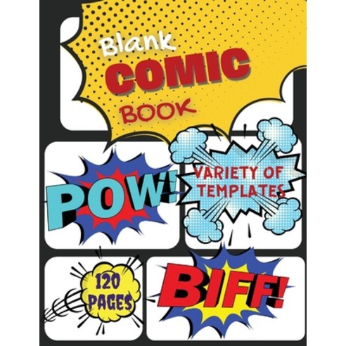 (영문도서) Blank Comic Book: Create Your Own Comics With This Comic Book Journal Over 120 Pages Large B... Paperback, Brian Artpaper, English, 9781803077772