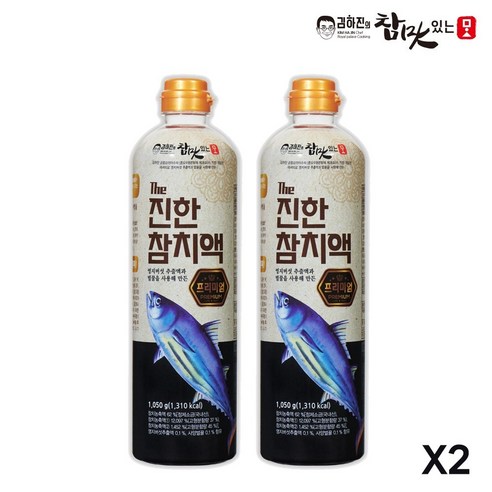 김하진의 참 맛있는 맛 The 진한 참치액, 1.05kg, 2개