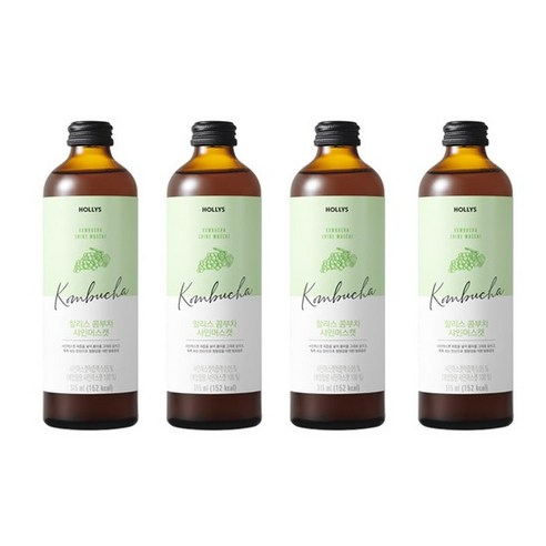 [할리스] 콤부차 샤인머스캣 315ml x4병