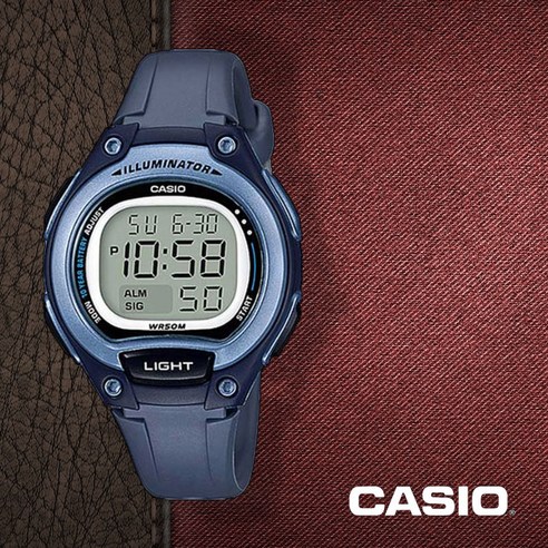 CASIO 카시오 어린이 LW-203-2A 전자 스포츠 시계