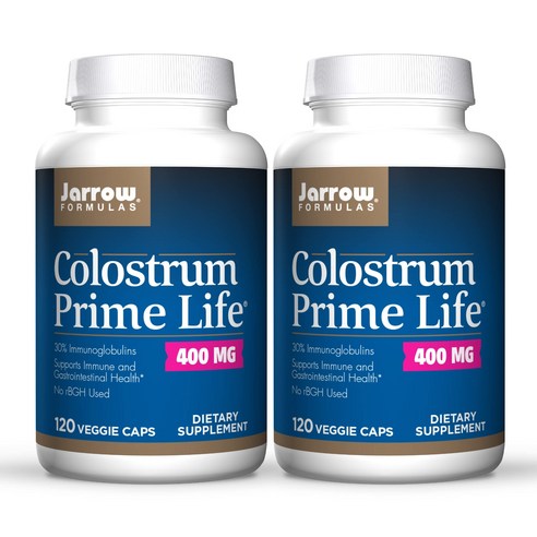 자로우 초유 락토페린 글로불린 400mg 120정 베지캡슐 X2개, 2개, 120개