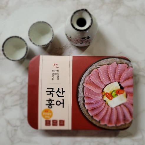 영호수산 목포수산시장 국산 참 홍어 약한숙성 500g, 1개, 참홍어 500g