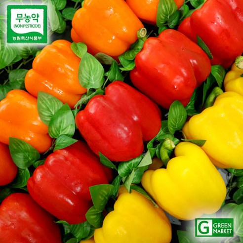 푸드야 냉동 로스트 파프리카 500g, 1개 11 그린청과 특대 파프리카 1.5kg (빨.노.주 선택형), 1박스, 1.5kg 빨강