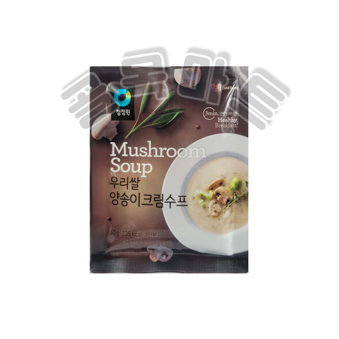 청정원 우리쌀 양송이 크림수프, 60g, 2개