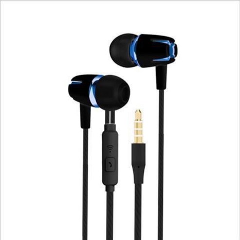 DFMEI EAR -IN -EAR 헤드폰은 Xiaomi Vivo Huawei Honor Oppo 안드로이드 휴대폰 라인 제어 밀 체중베이스를 사용하는 데 적합합니다., Michael Call을 가져 오십시오 [Black B