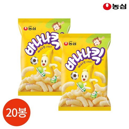 농심 바나나킥 75g x 20봉, 20개