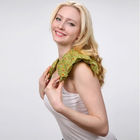 뻐근한 어깨, 향긋한 허브 온열 찜질팩으로 편안하게!