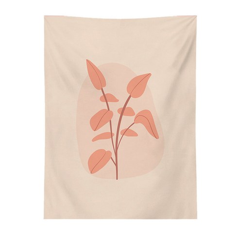DFMEI 괘포 모던 심플 아트 장식 괘포 배경 벽포 가능, 색깔25, 95-73cm 연모