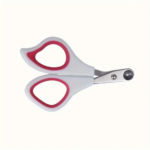 Single hole cat scissors, 2개, 빨간색