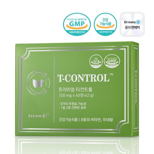 닥터메타 프리미엄 티컨트롤 항산화 셀레늄 아연, 60정, 1개