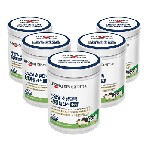 일동생활건강 산양유 초유단백질 효소 플러스 +5, 240g, 6개