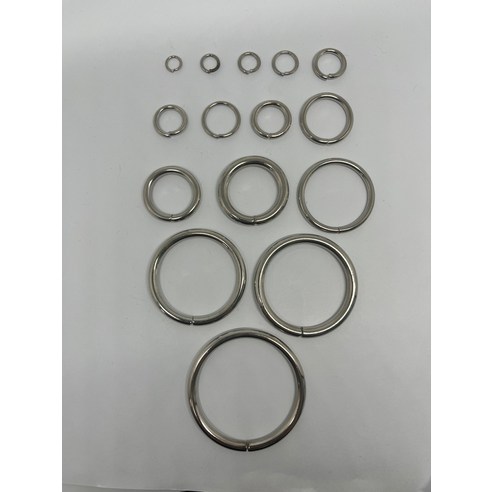 (동아상사장식백화점) 오링 니켈 / 6 7 8 10 12 13 15 20 30 38 46mm 철사 부자재 장식 악세서리 - 기타 악세서리 | 쿠팡