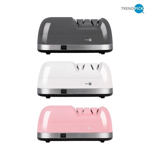 트렌드픽 다이아몬드 전동칼갈이 WT-28D 자동 칼갈이 숫돌 칼가는 기계 칼연마기 샤프너, 그레이