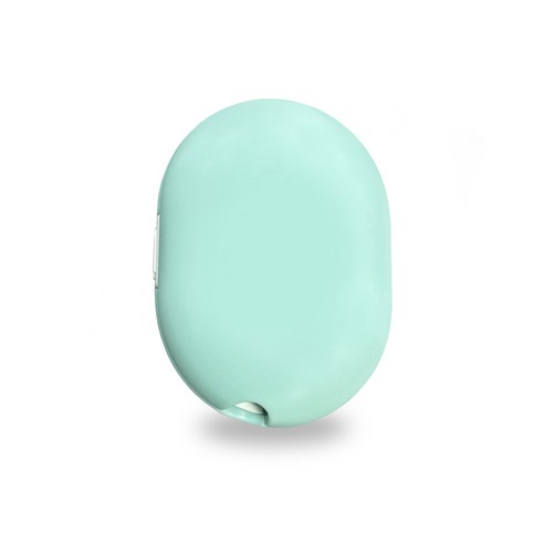 르웨이 가정용 휴대용 조약돌 UV-C LED 자외선 칫솔 살균기 소독기, 민트