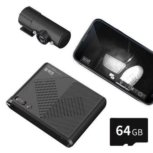 블랙앤 급발진 페달 블랙박스 1채널 64GB 스마트폰 연동 와이파이 FHD 전원선 가능 - 블랙박스 | 쿠팡