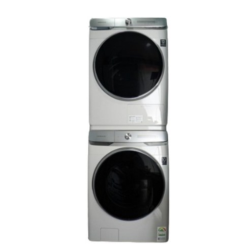 삼성전자 BESPOKE 그랑데 AI 원바디 Top Fit 세탁기 + 건조기 24kg 20kg 방문설치, 그레이지, WF2420HCEEC