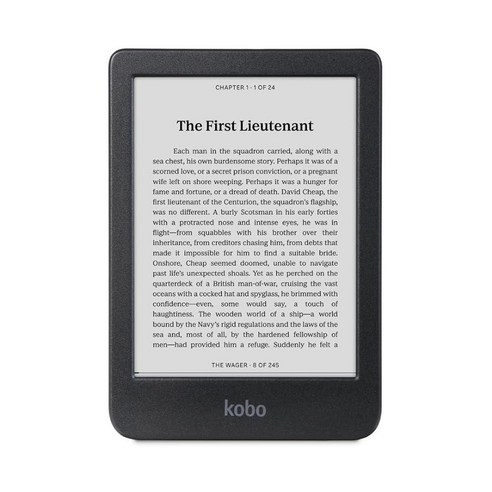 Kobo Clara BW | eReader | 6” Glare-Free Touchscreen with ComfortLight PRO | Dark Mode Option | Audio