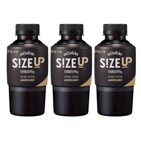 아카페라 사이즈업 아메리카노 350mLx1병(낱개)/커피, 350ml, 4개
